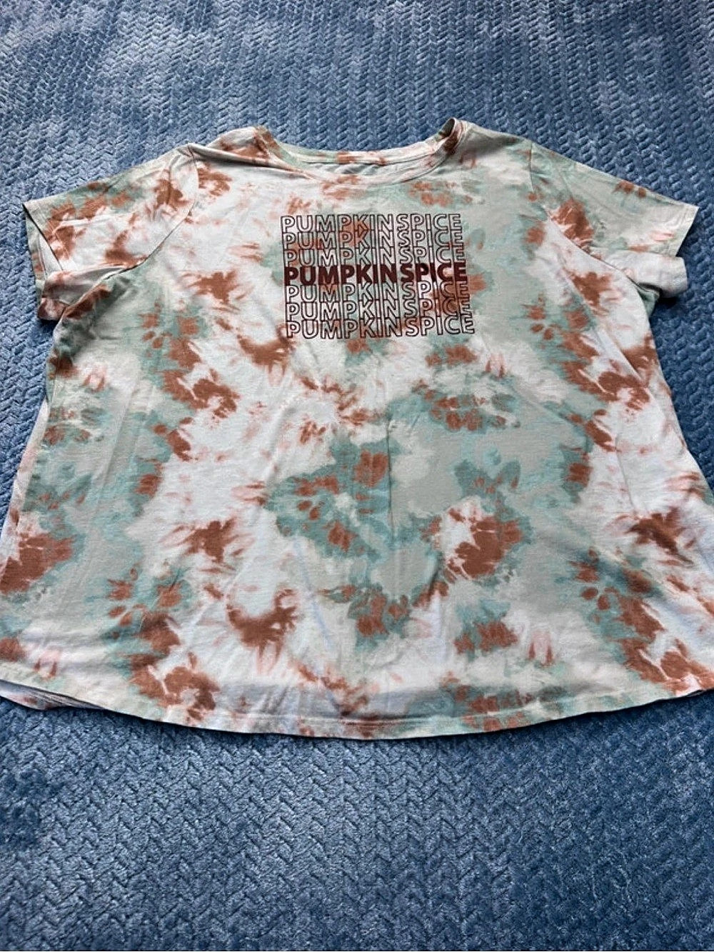 Sonoma Tie-Dye Graphic Tee in Pink & Green Size 3X